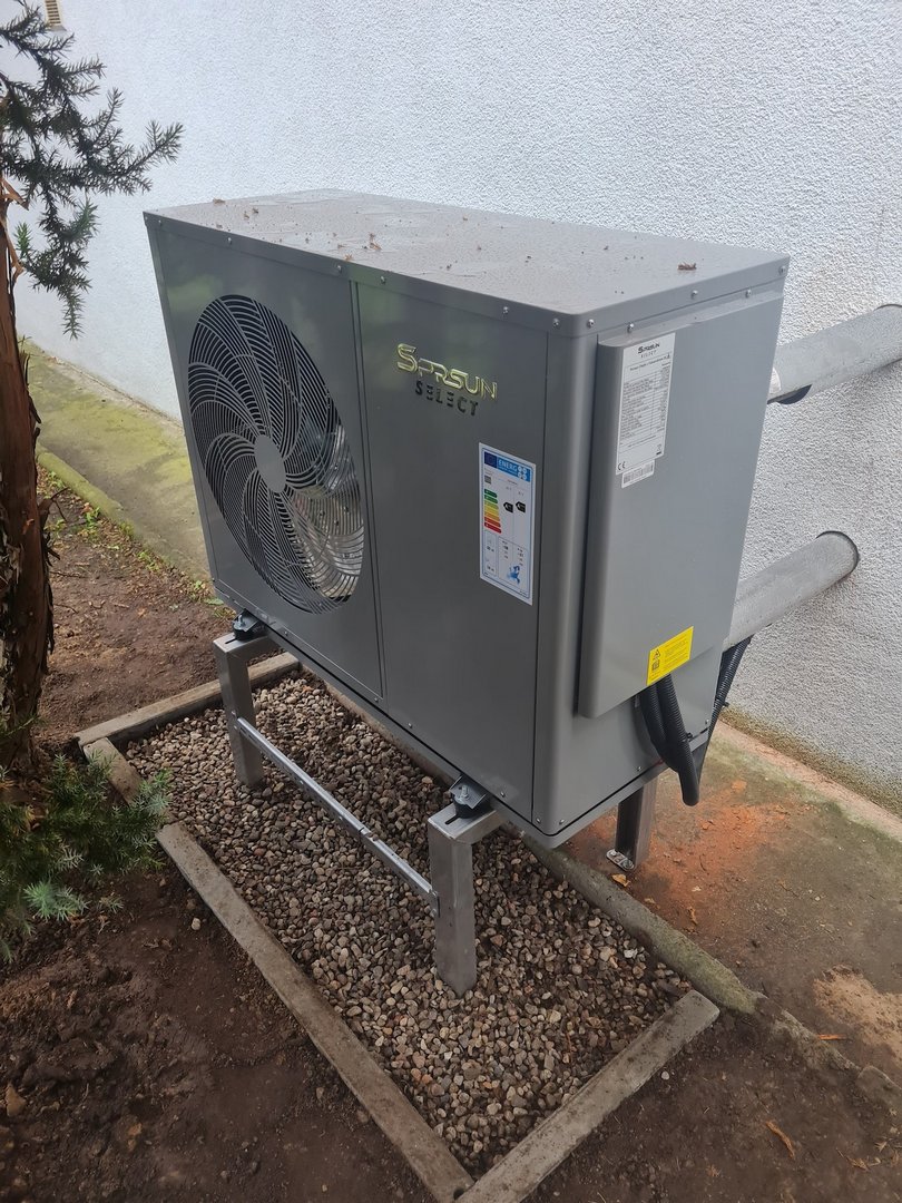 Pompy ciepła powietrze/woda typu monoblok